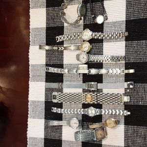 12 watches timex bulova sheffield guess Geneva roxy